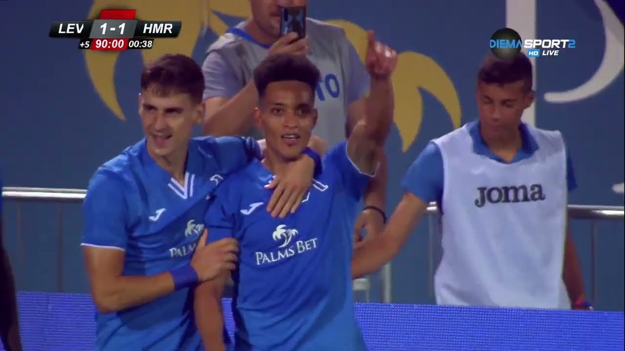 Гол - 🇧🇷 Вендерсон Цунами 🇧🇷 | 🔵Левски🔵 - 🔴⚫️Хамрун Спартанс🔴⚫️ (11.08.2022)