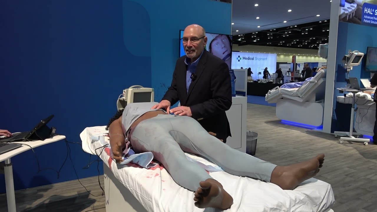 Gaumard Scientific Demo from IMSH 2025 Exhibit Hall by HealthySimulation.com