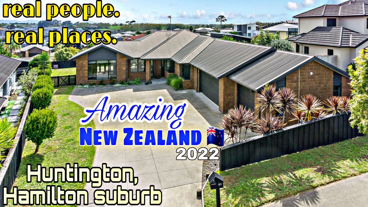 《4K》Ride| Huntington, Hamilton Suburb| Best Hamilton Suburb| Amazing New Zealand