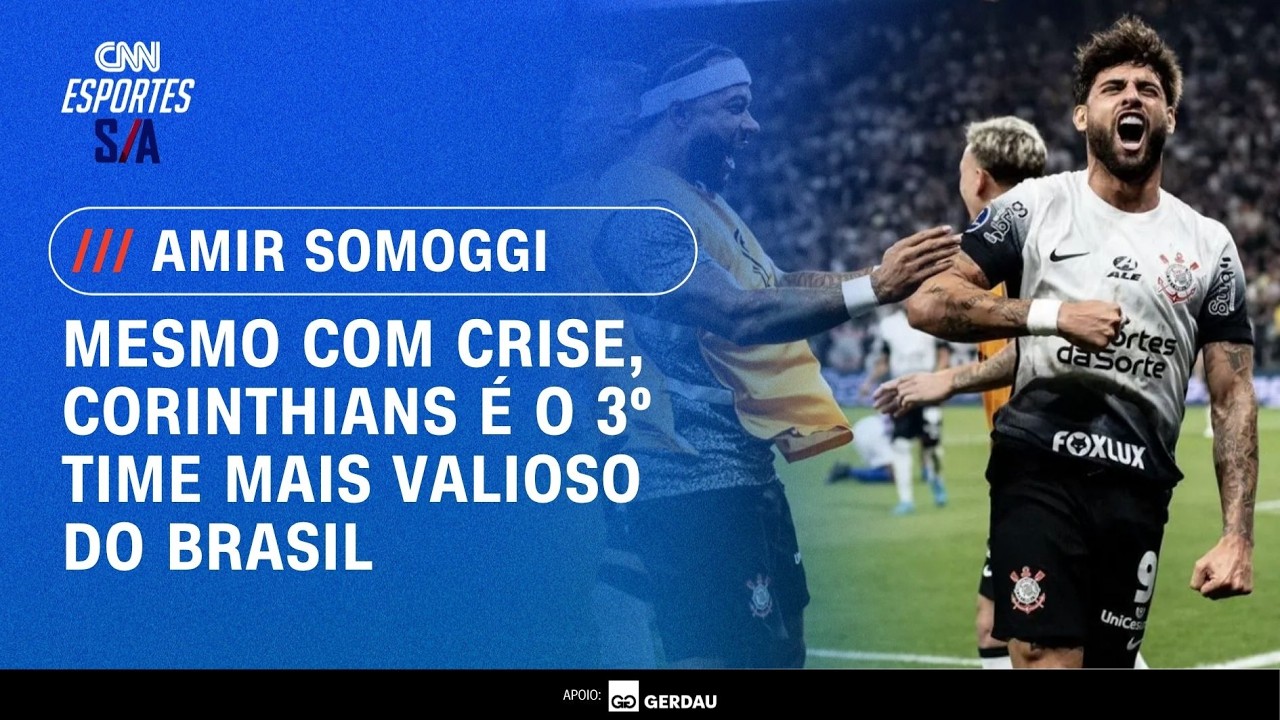 Corinthians é o 3º time mais valioso do Brasil, avalia sócio-fundador da Sports Value |ESPORTES S/A