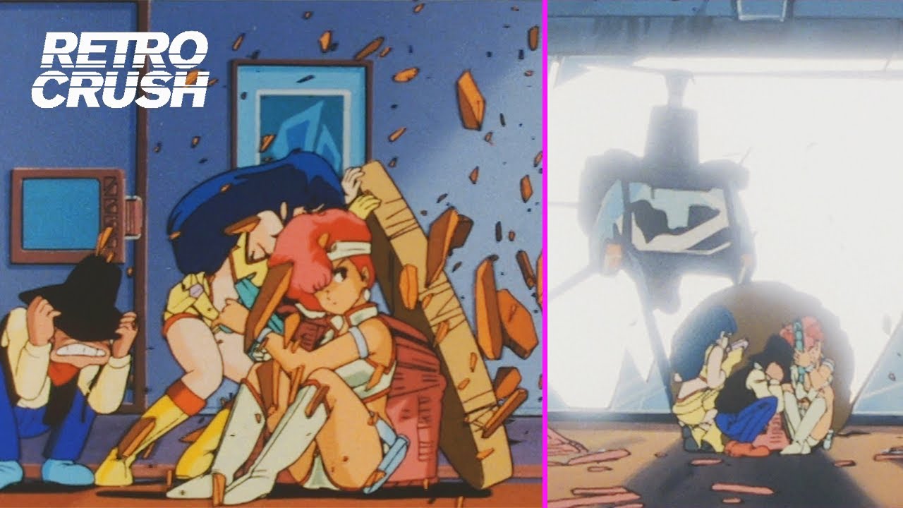 Ambushed by attack helicopter? No problem 😎 | Dirty Pair (1985)
