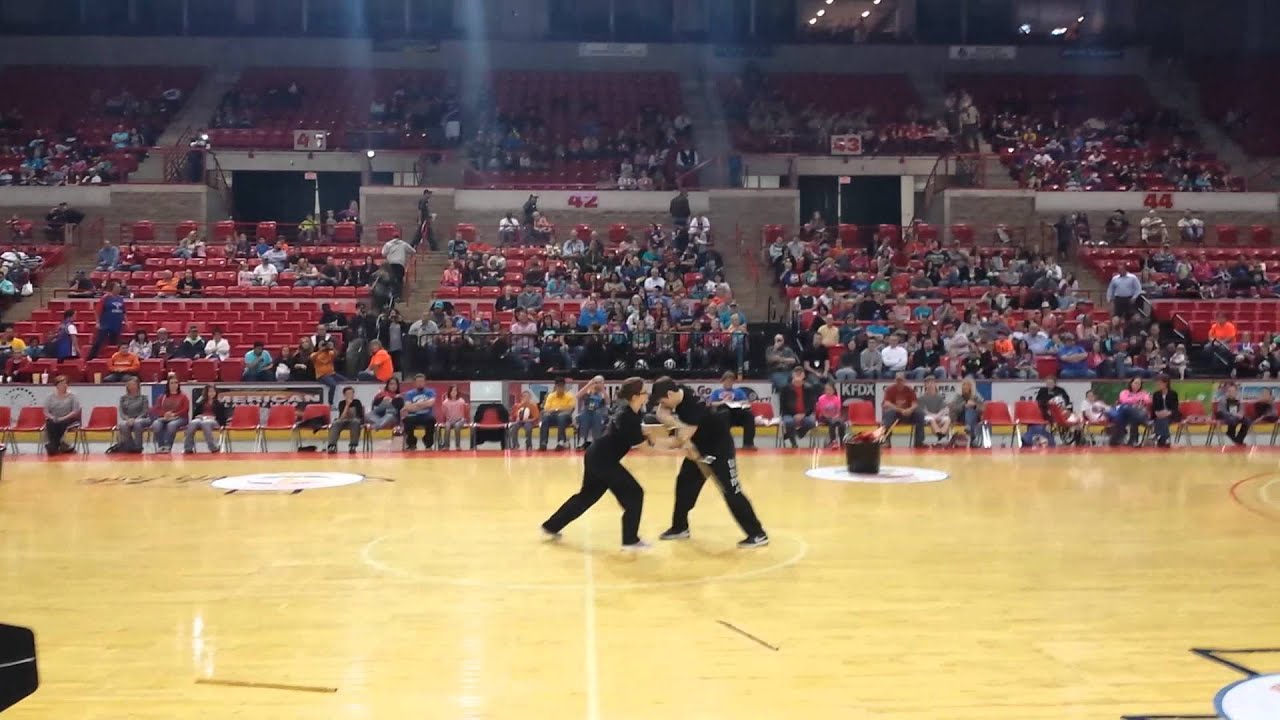 Warrior's Way Demo at Harlem Globetrotters