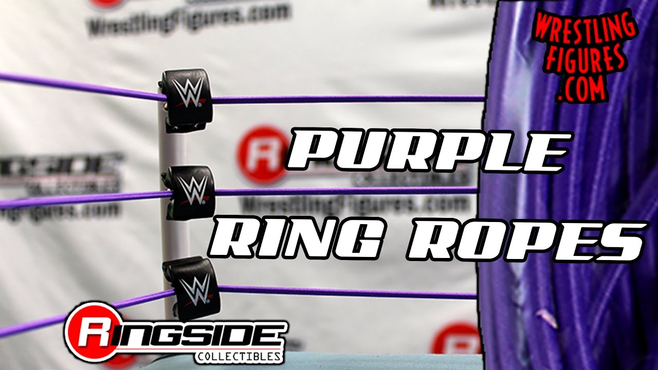 WWE FIGURE INSIDER: Ringside Collectibles Exclusive - Purple Ring Ropes!