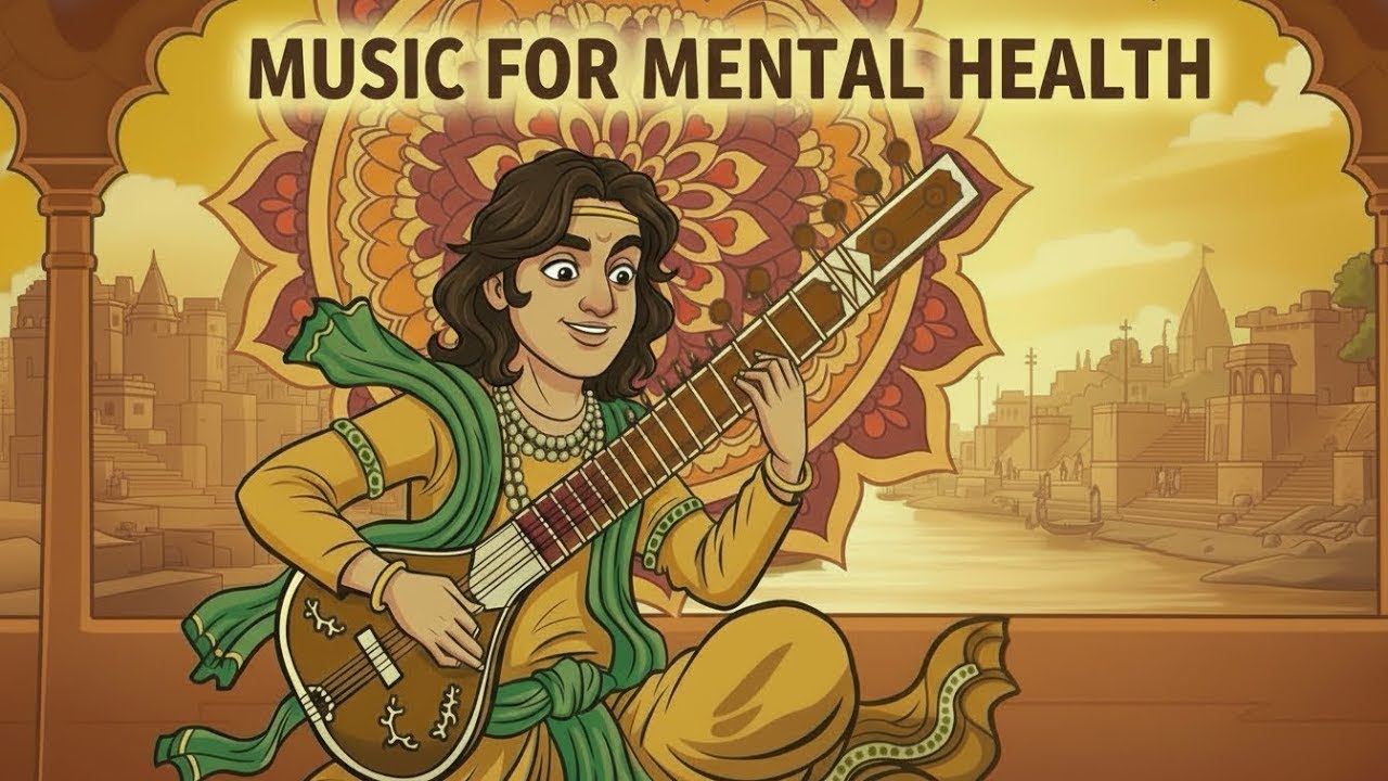 1 Hour Soothing Sitar, Tabla & Flute for Mental Health | Indian Classical Music   