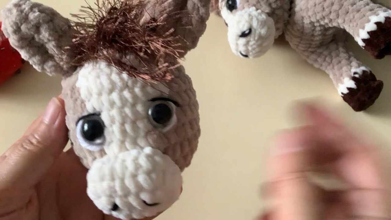 50.🐴 Kolay Kadife Amigurumi At – Yeni Başlayanlar İçin Sevimli Yapım!– At mı Eşek mi? 🐴💕 (Part 1)