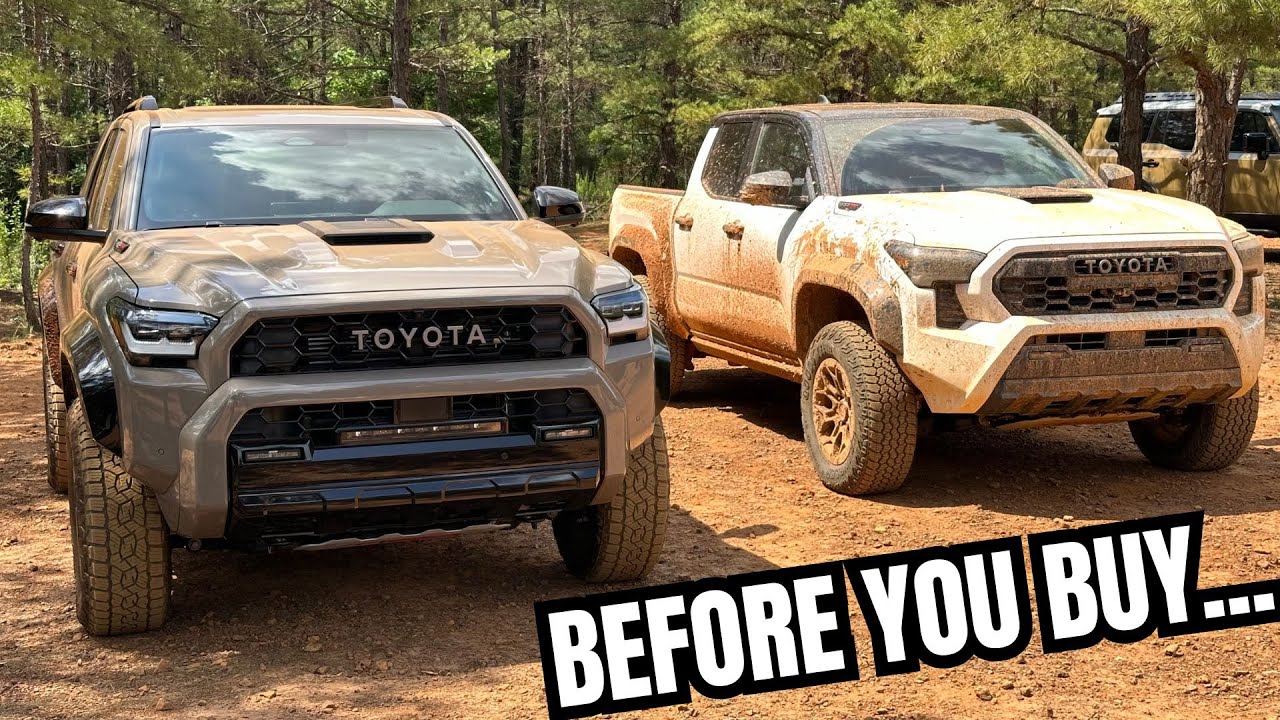 Совершенно новый 4Runner TRD Pro 2025 года против Tacoma TRD Pro 2024 года!