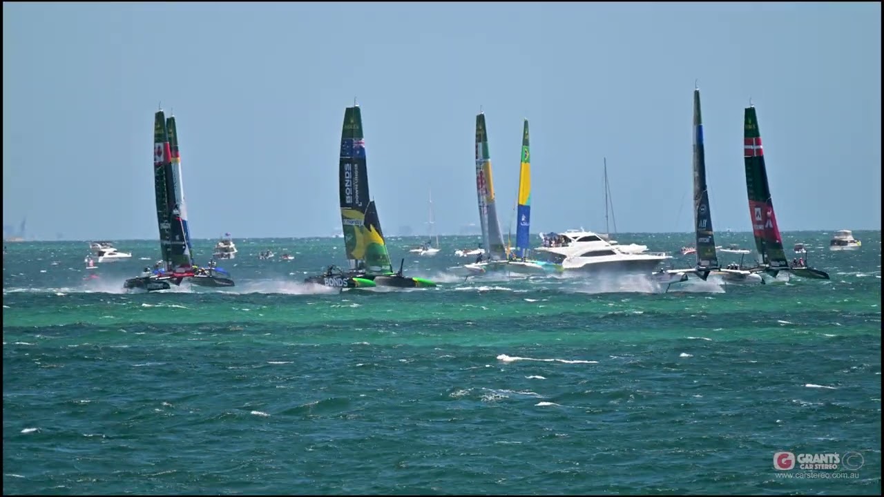 Sail GP racing in Fremantle, Western Australia18th January 2026.