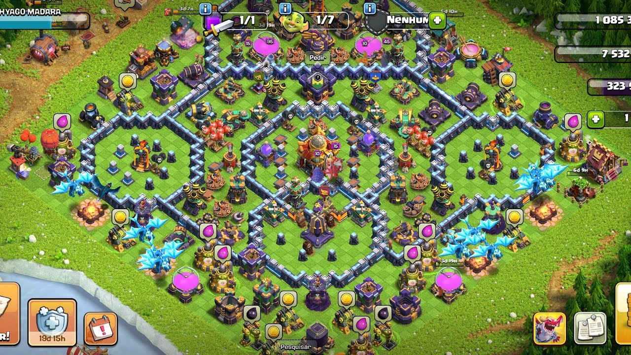Clash of Clans - Atacando Villa