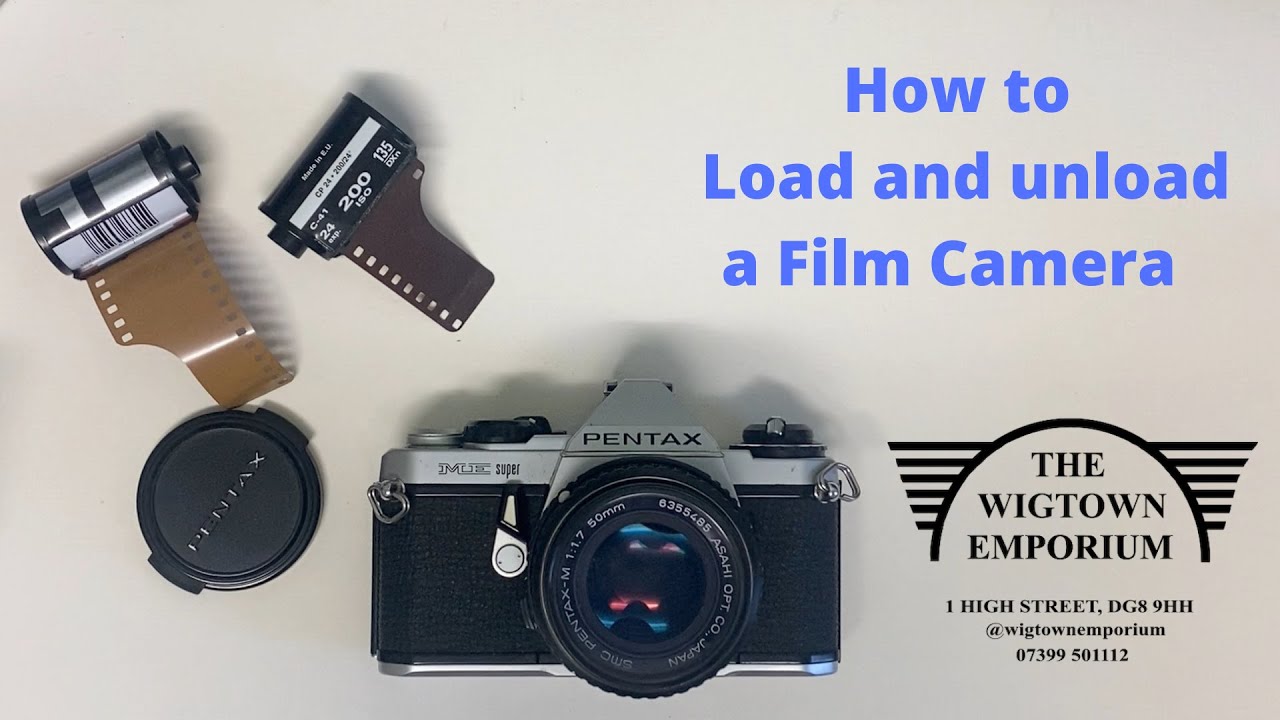 Loading and Unloading a 35mm SLR Film Camera