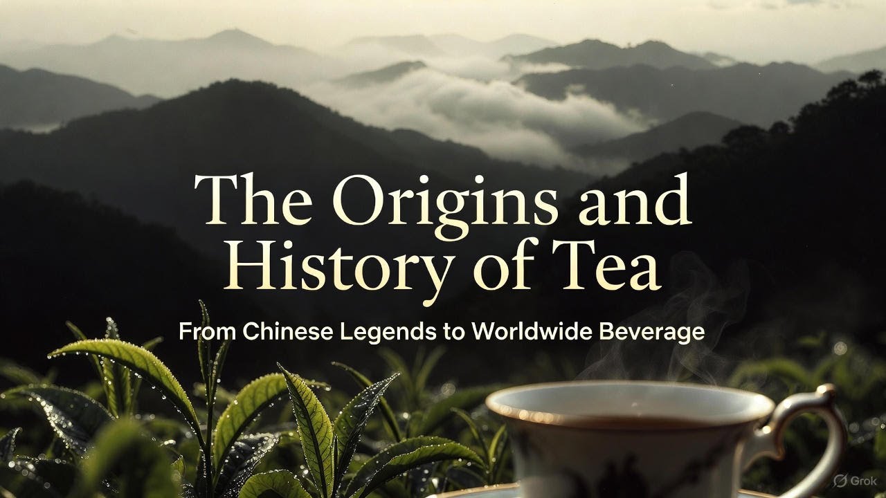 The Origins and History of Tea: From Chinese Legends to Worldwide Beverage
