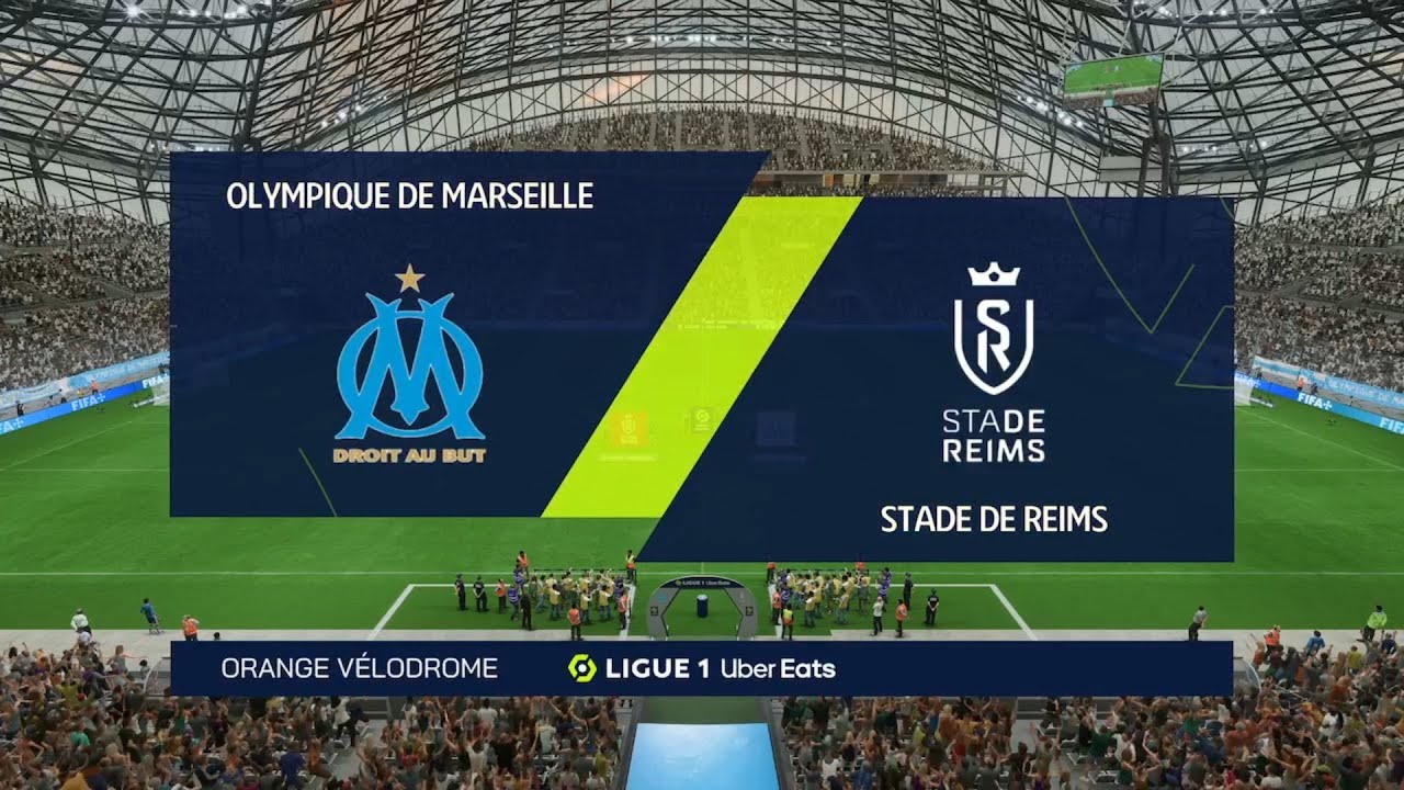 ⚽ Marseille vs Reims ⚽ | Ligue 1 (12/08/23) | Fifa 23
