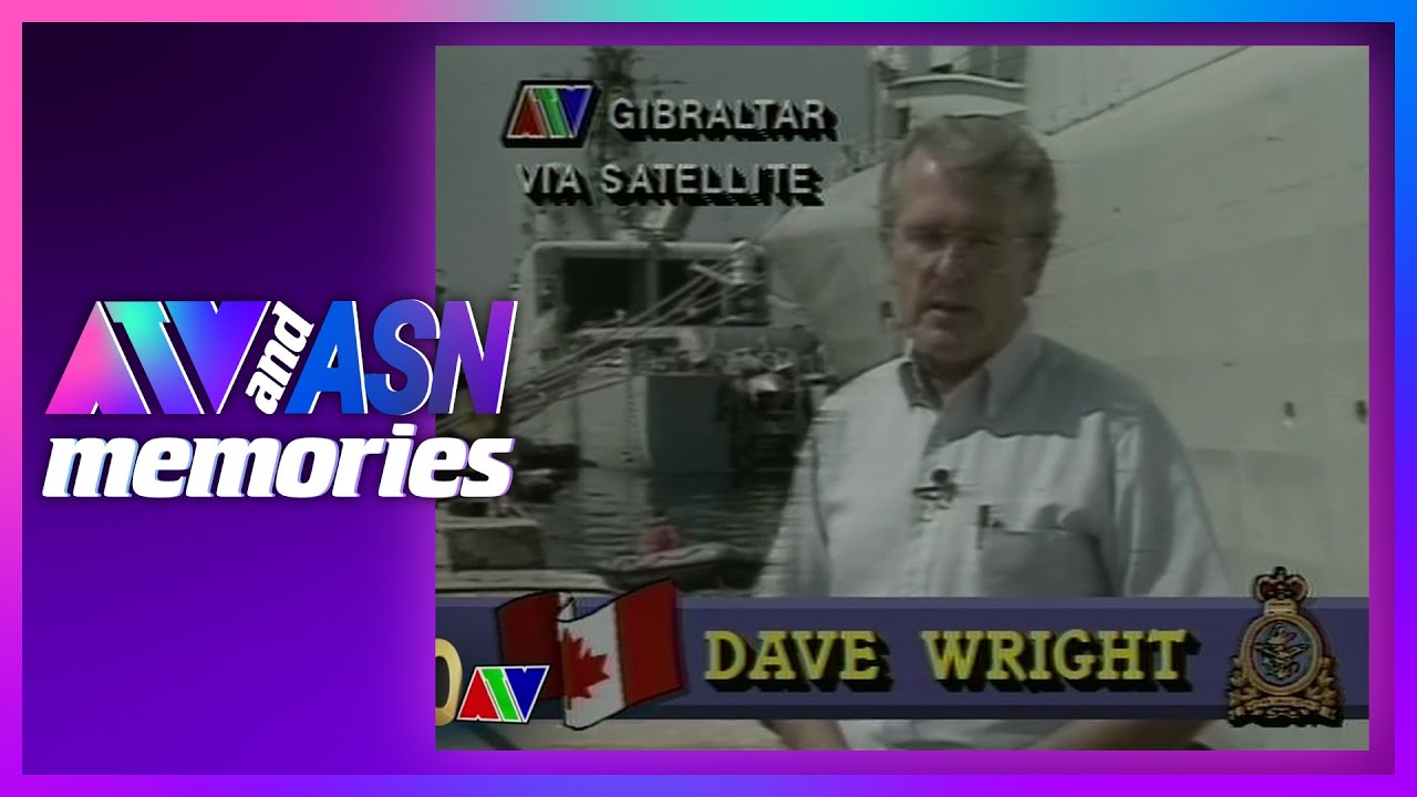 1990 - ATV - Dave Wright in Gibraltar (Gulf War) - 50 Years Of ATV