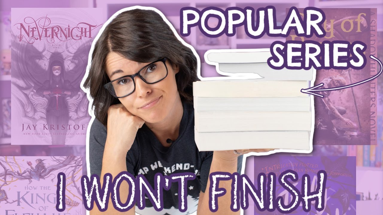 Series I WON'T Finish! | Popular book series I don't plan on finishing
