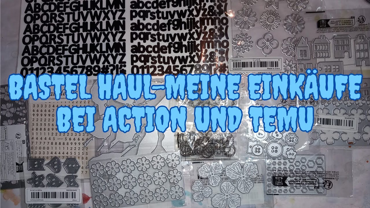 Haul 61: 🌸⭐️ Bastel Haul-Meine Einkäufe bei Action und Temu 🐦🪶