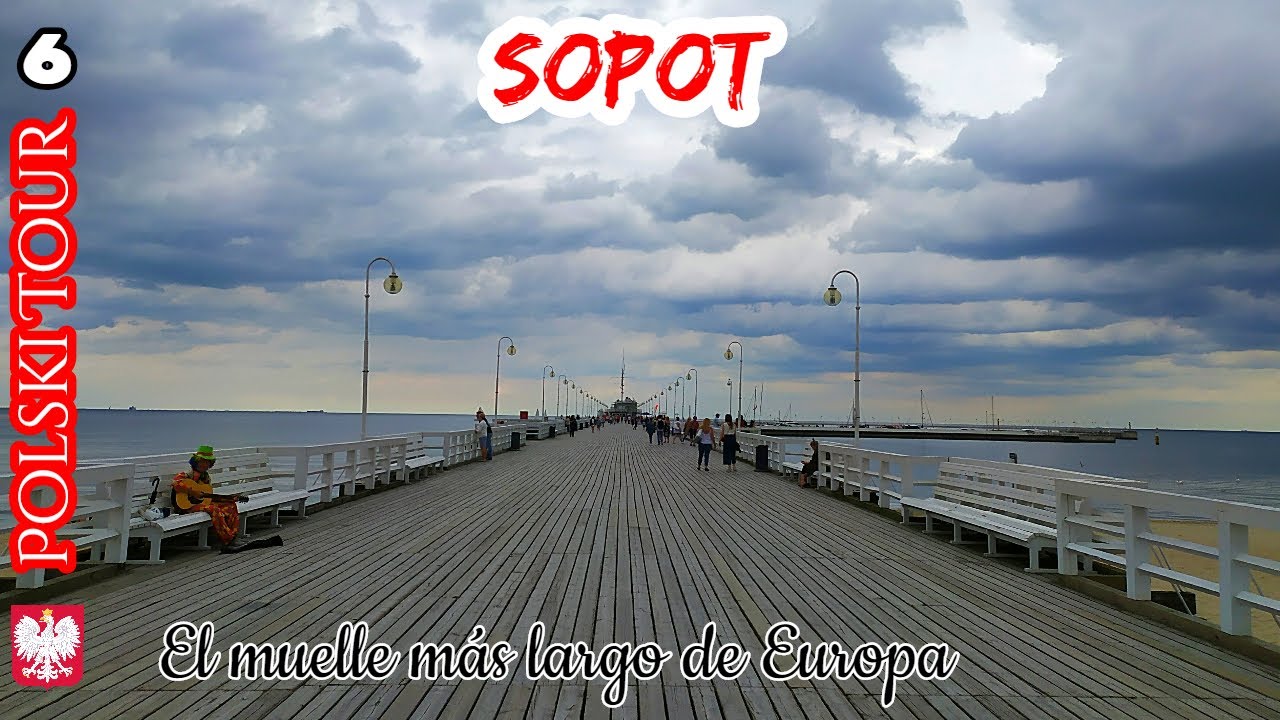 SOPOT 🇵🇱 y el muelle de madera más largo de Europa que hacer y ver. Polonia. Polski Tour 6/14.