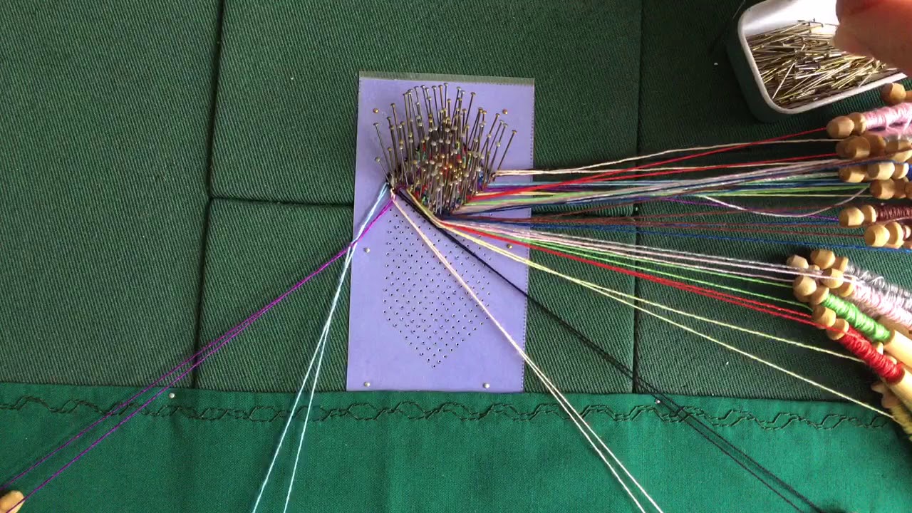 Bobbin Lacemaking. Footside Explained