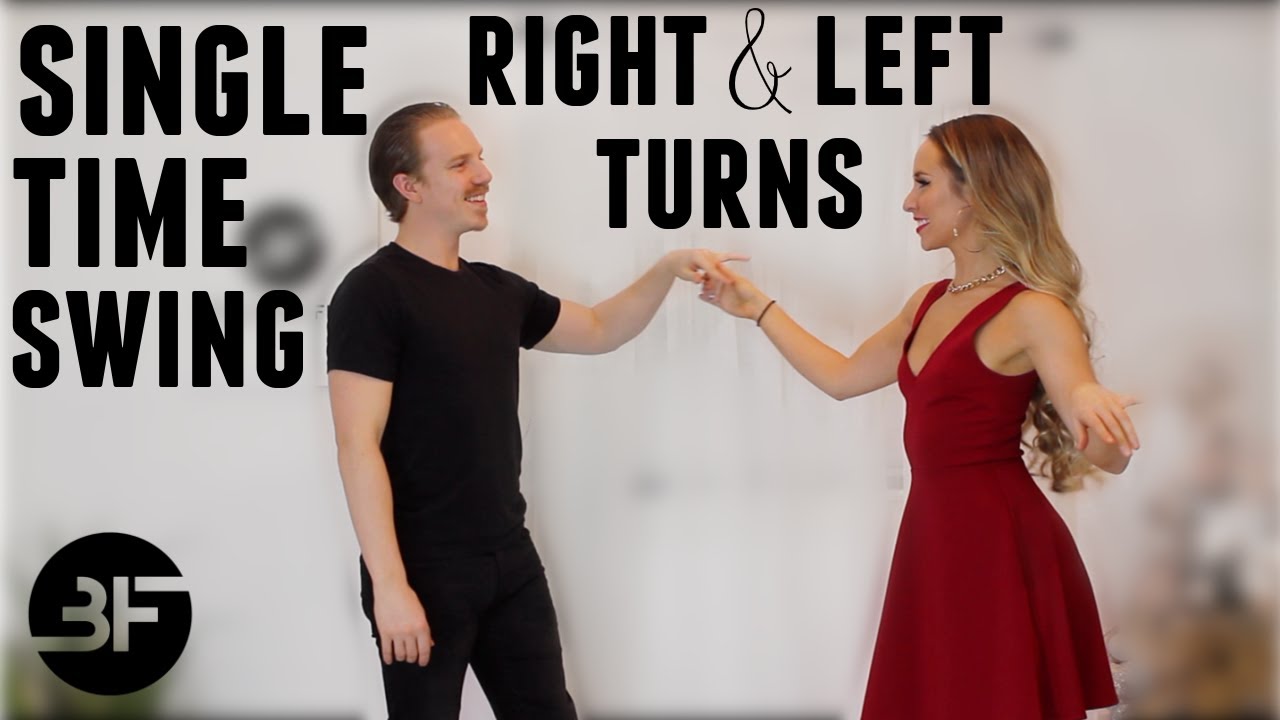 How to Swing Dance for Beginners Step by Step | Single Time Swing Dance Steps (2) - Basic Turns