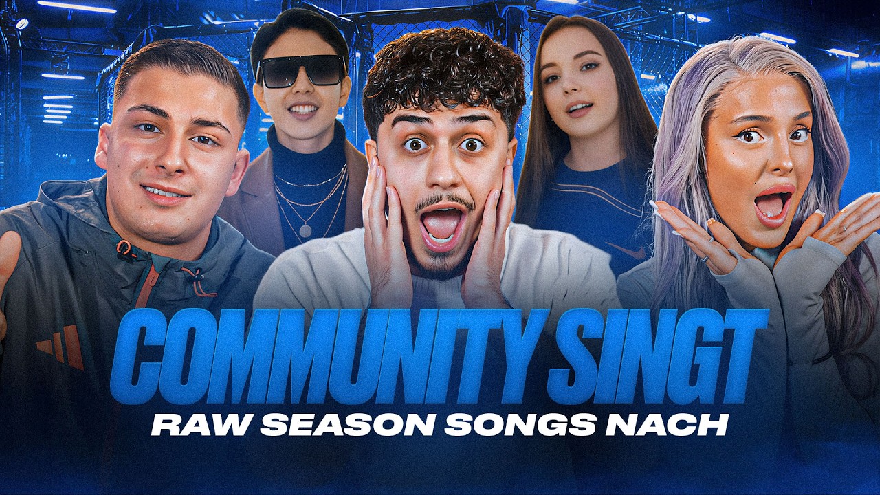 WIR SIND SPRACHLOS 🤩 Community Singt RAW SEASON Songs nach 🎤