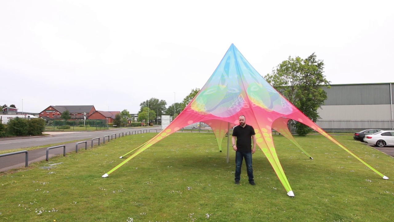 Star Tent - Sześcioramienny Namiot Eventowy