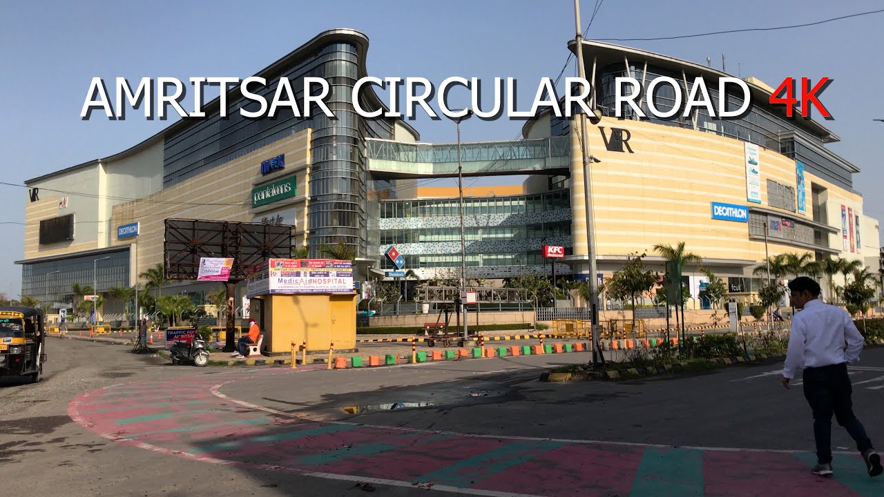 Trilium Mall - Circular Road Amritsar 4K - India - Walking Tour