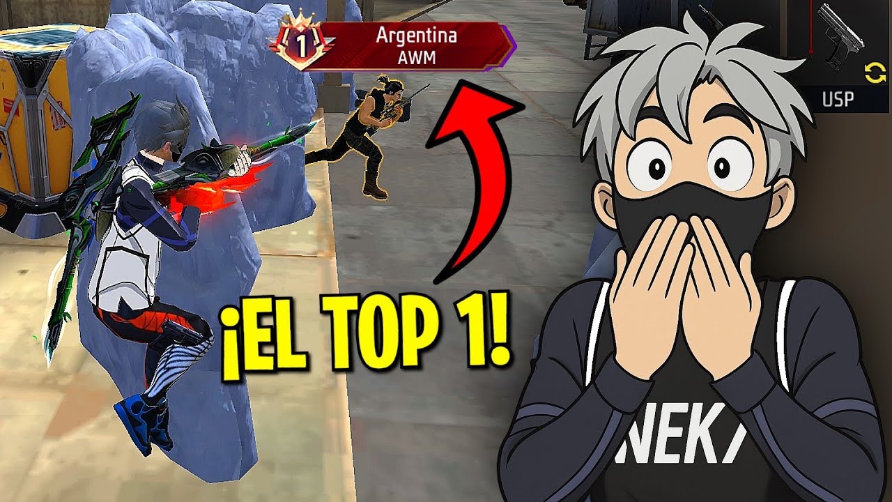 &iexcl;ME ENFRENTO CONTRA EL TOP 1 AWM! ☠️🔥 FREE FIRE