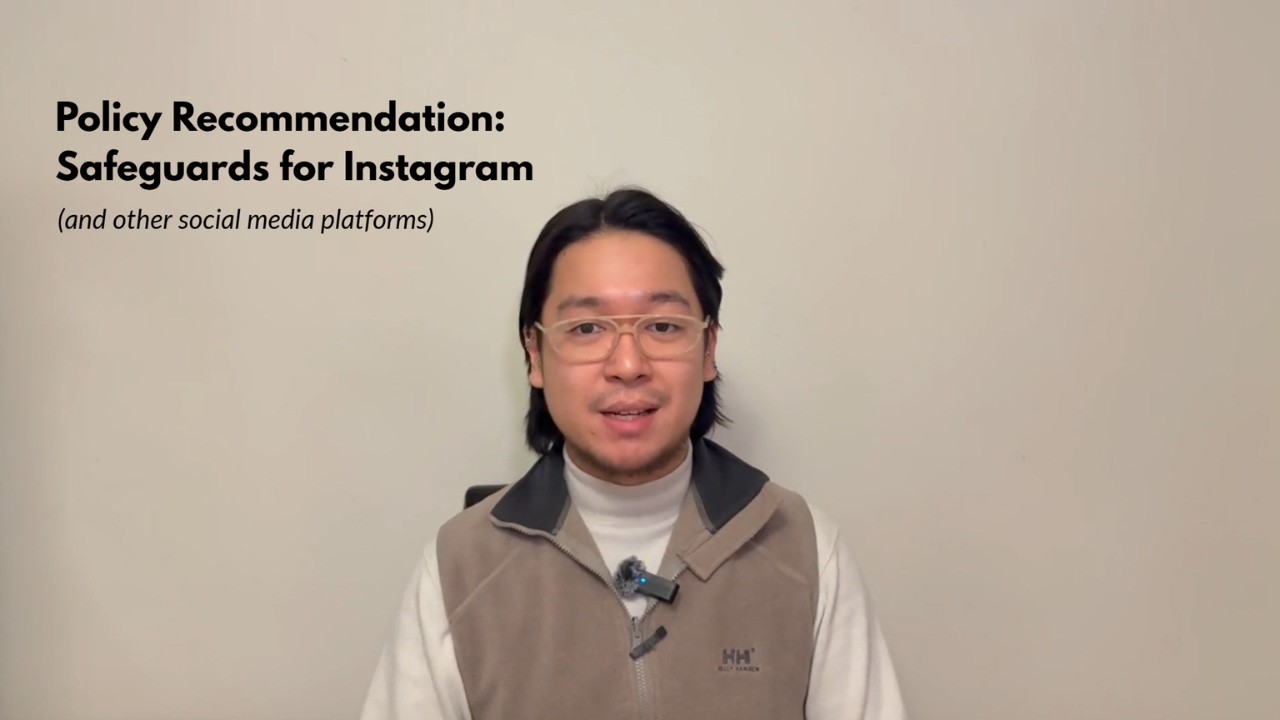 Policy Recommendation | Safeguards for Instagram (and other social media platforms)