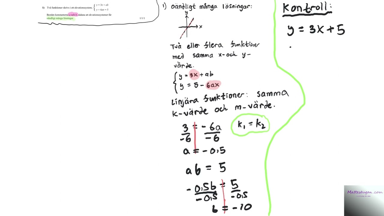 A-uppgifter matematik 2