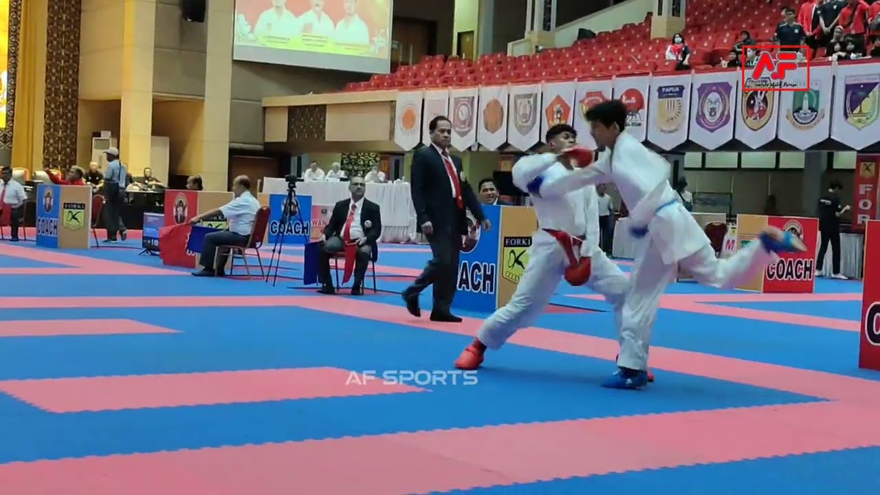 GOLD‼️ | KUMITE -55KG PUTRA | JOSEPHT(DKI JKT) 🆚 DAFFA(ASKI) | KEJURNAS PIALA PB FORKI 2022