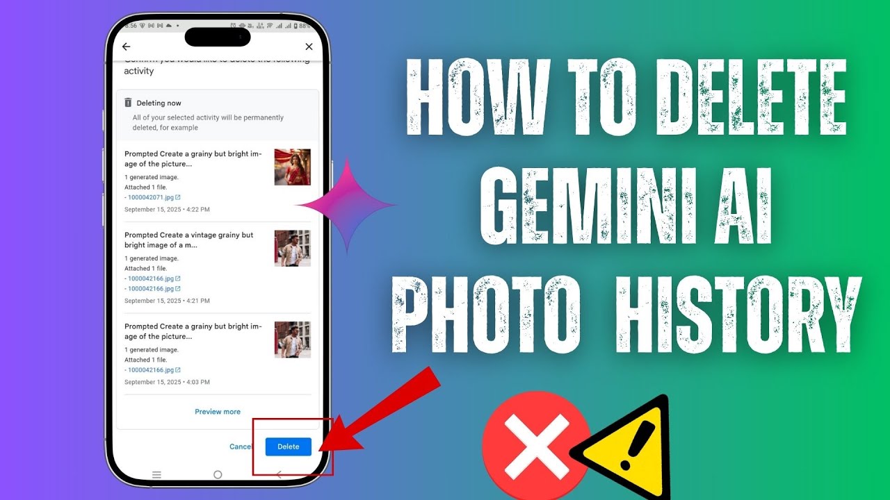 How To Delete Gemini AI Photo History | Delete Gemini Uploaded Photo | Remove Gemini Photos