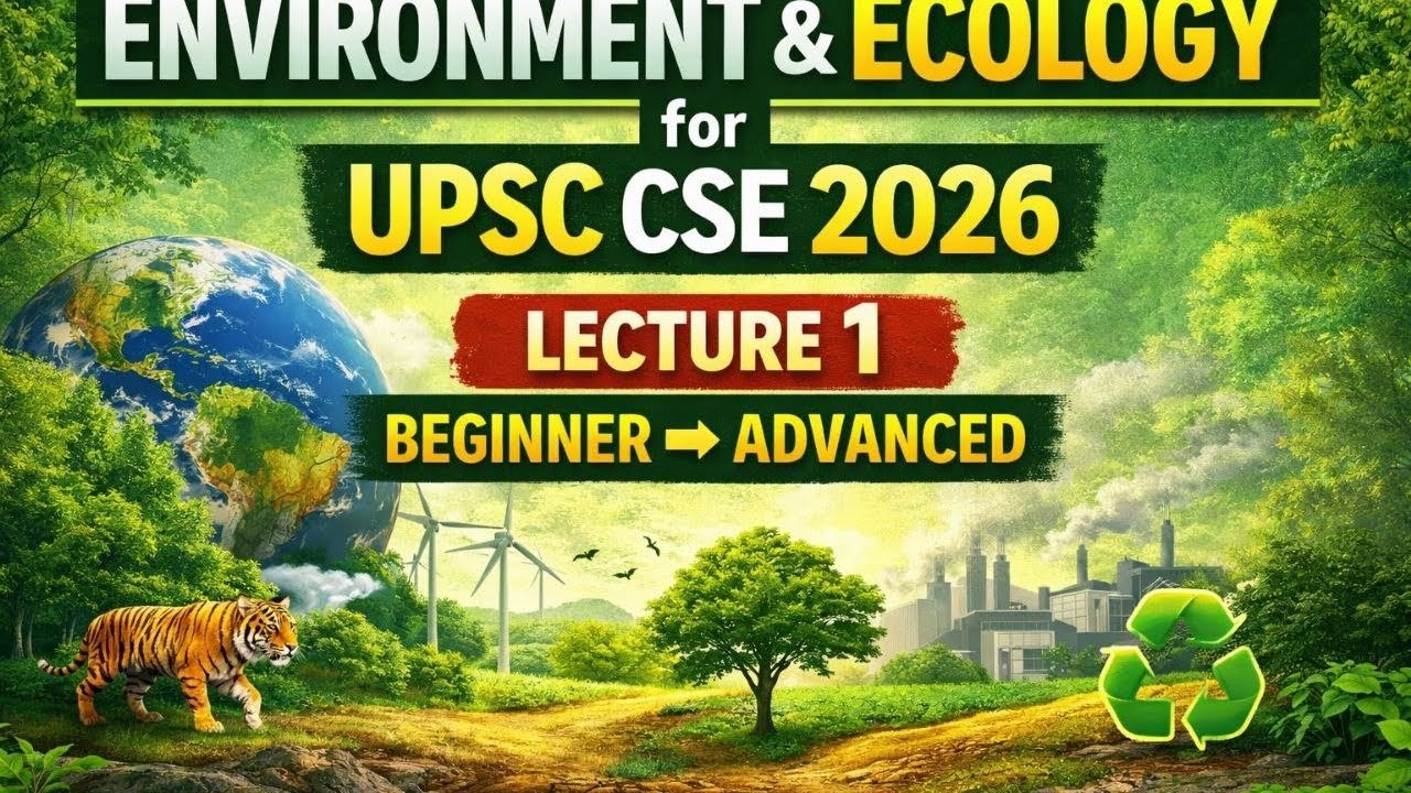 UPSC Environment and Ecology Full Course | Lecture 1 | Most Important Subject | Rajyavardhan Sir