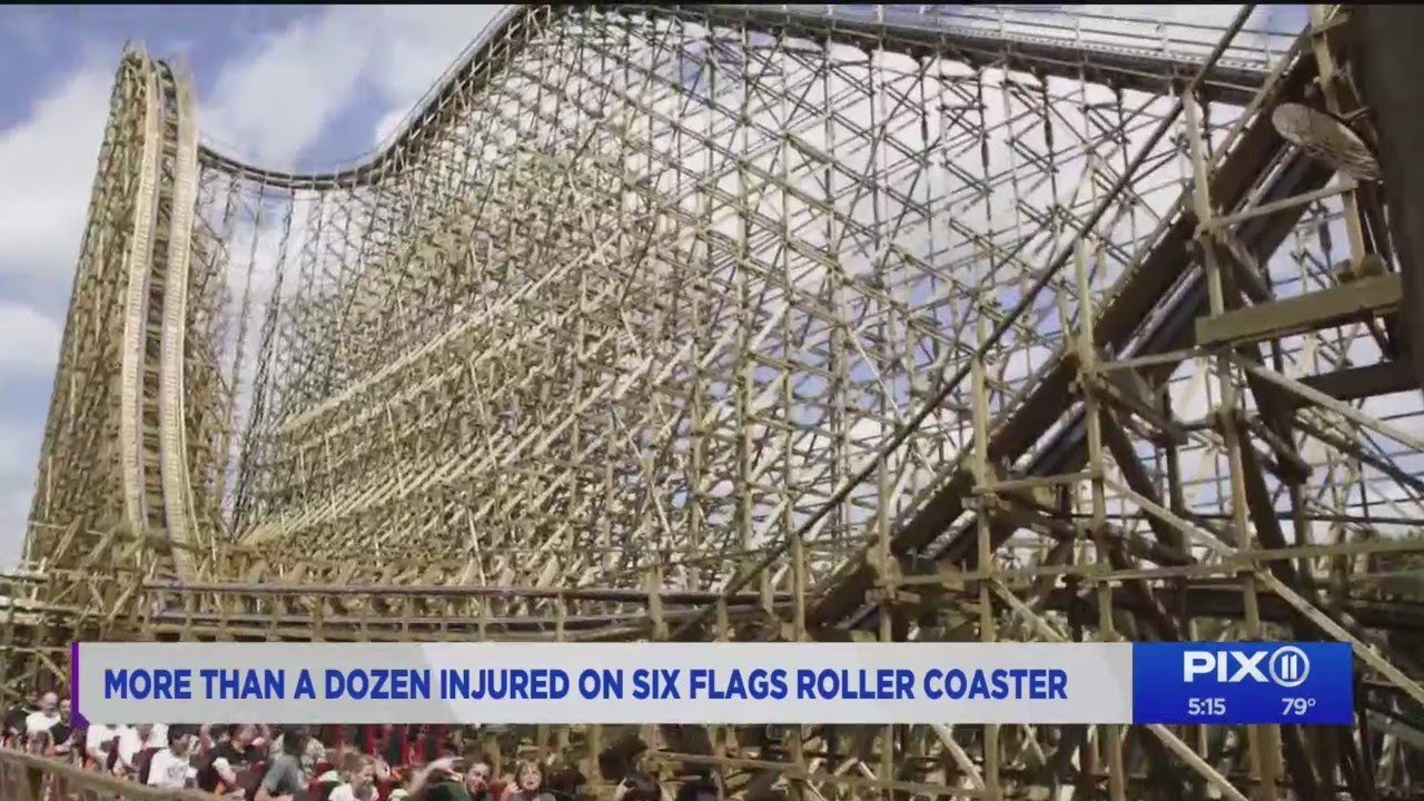 More than dozen hurt on Six Flags roller coaster in NJ