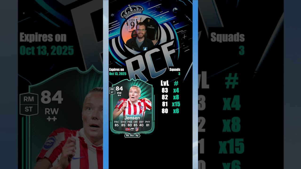 Требования к игрокам SBC для Synne Jensen Squad Foundations &mdash; EAFC26