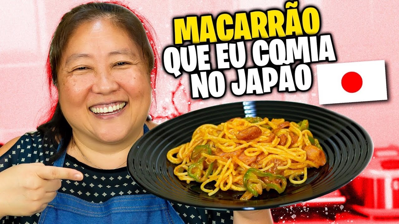 MACARRÃO QUE EU COMIA NO JAPÃO - MACARRÃO NAPOLITANO | TIA DO JOINHA