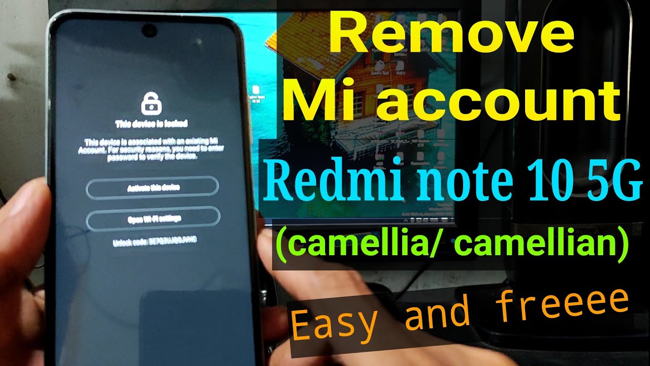 Remove Mi account (Micloud) Redmi Note 10 5G Via Sp Flashtool