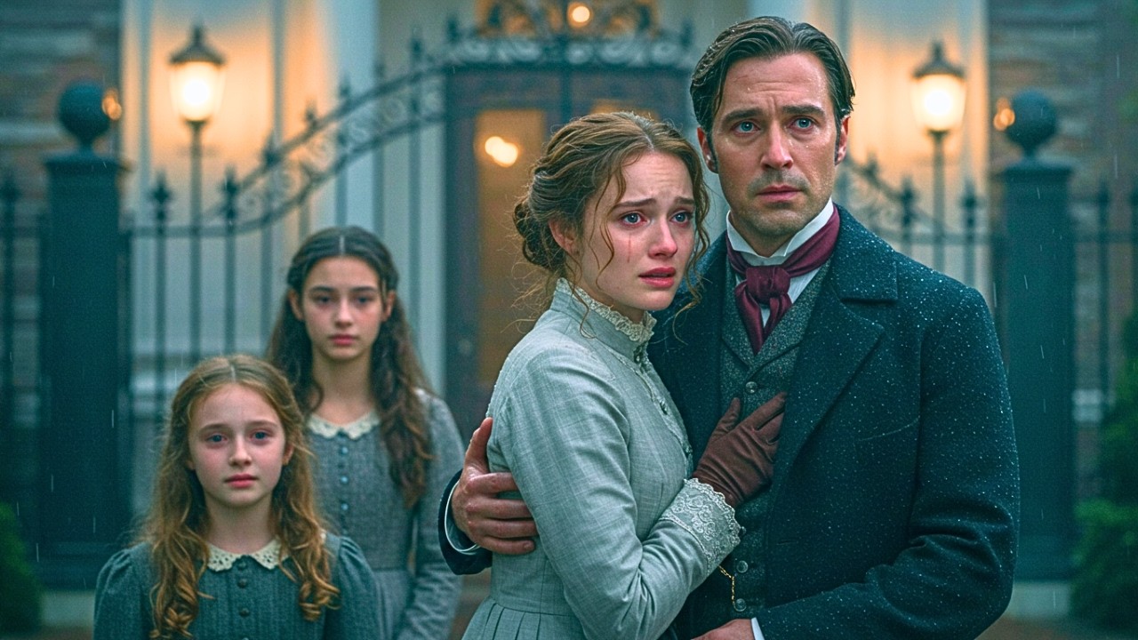 🎩 SHE WAS GIVEN AS PUNISHMENT TO A WIDOWED TYCOON… BUT ONE EMBRACE MADE HIS DAUGHTERS WEEP 💧