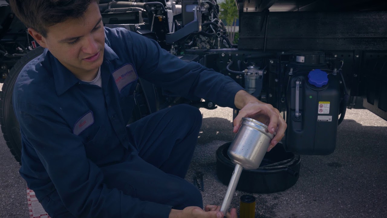 ISUZU NRR Fuel Filter Service