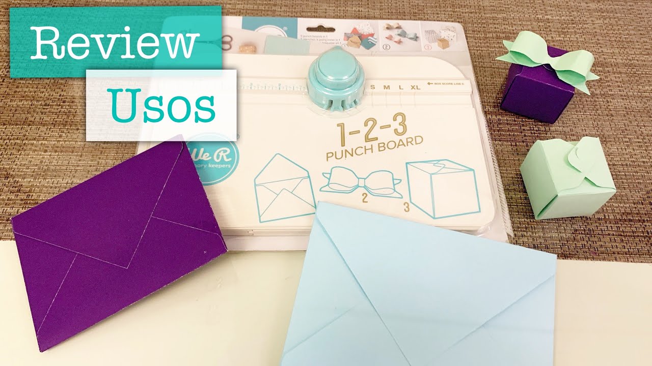 REVIEW PUNCH BOARD 1-2-3  CÓMO FUNCIONA?? #scrap