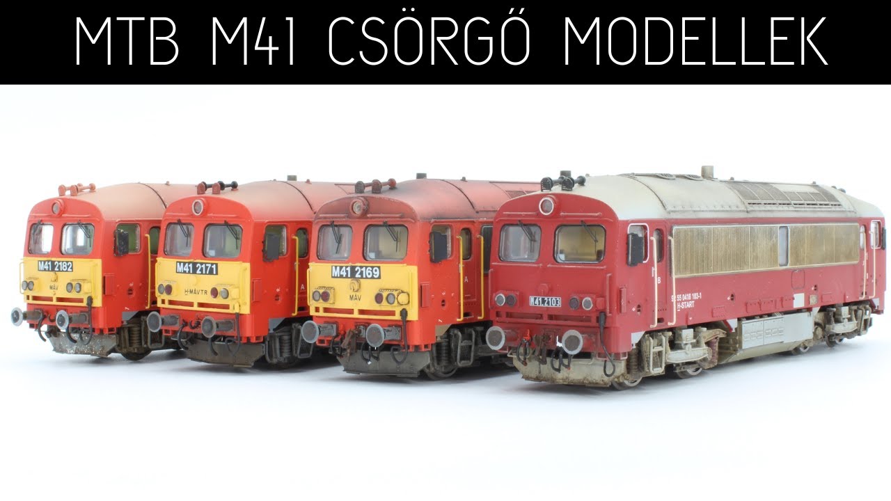 MTB M41 Csörgő modellek, ahogy még nem láttad!