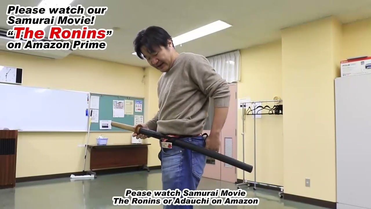 How to put your katana without Hakama.