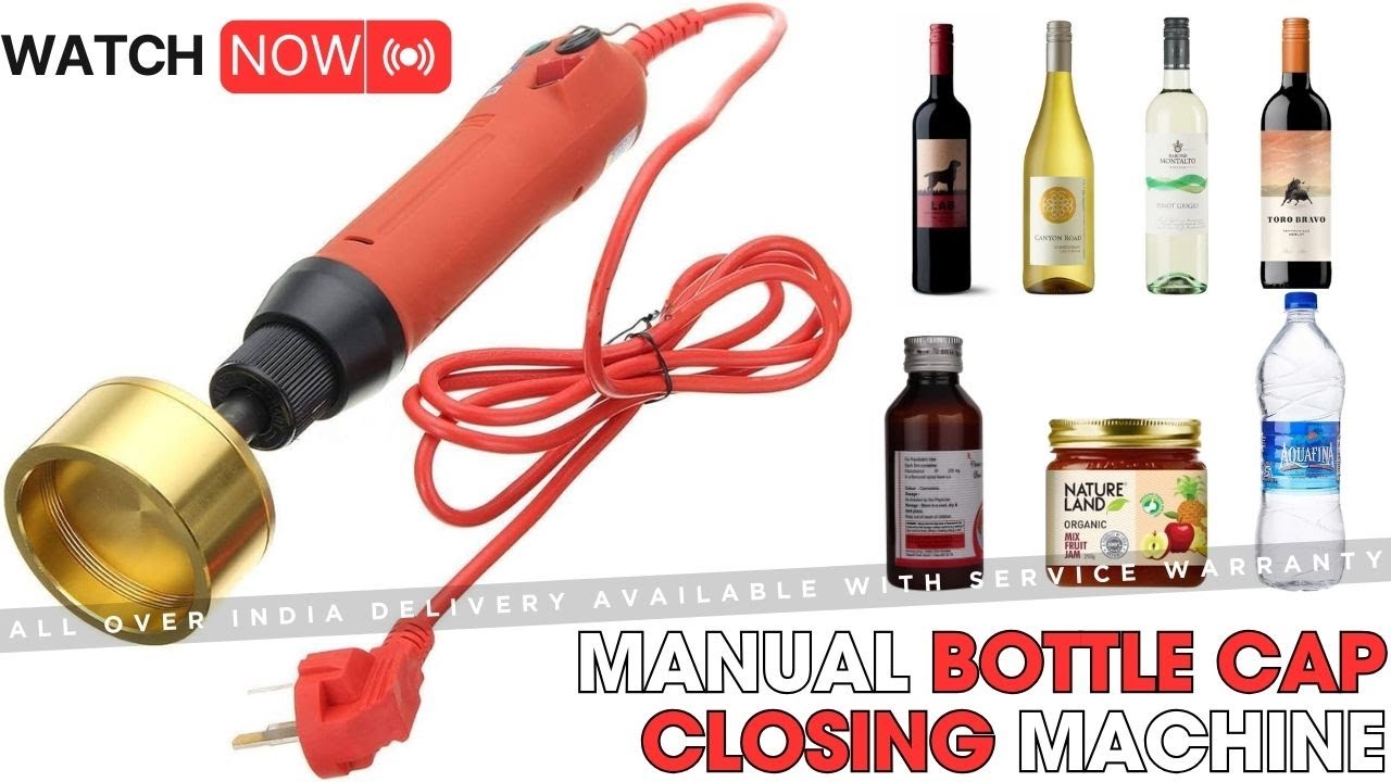 Manual Bottle Cap Closing Machine | Cap sealing Machine