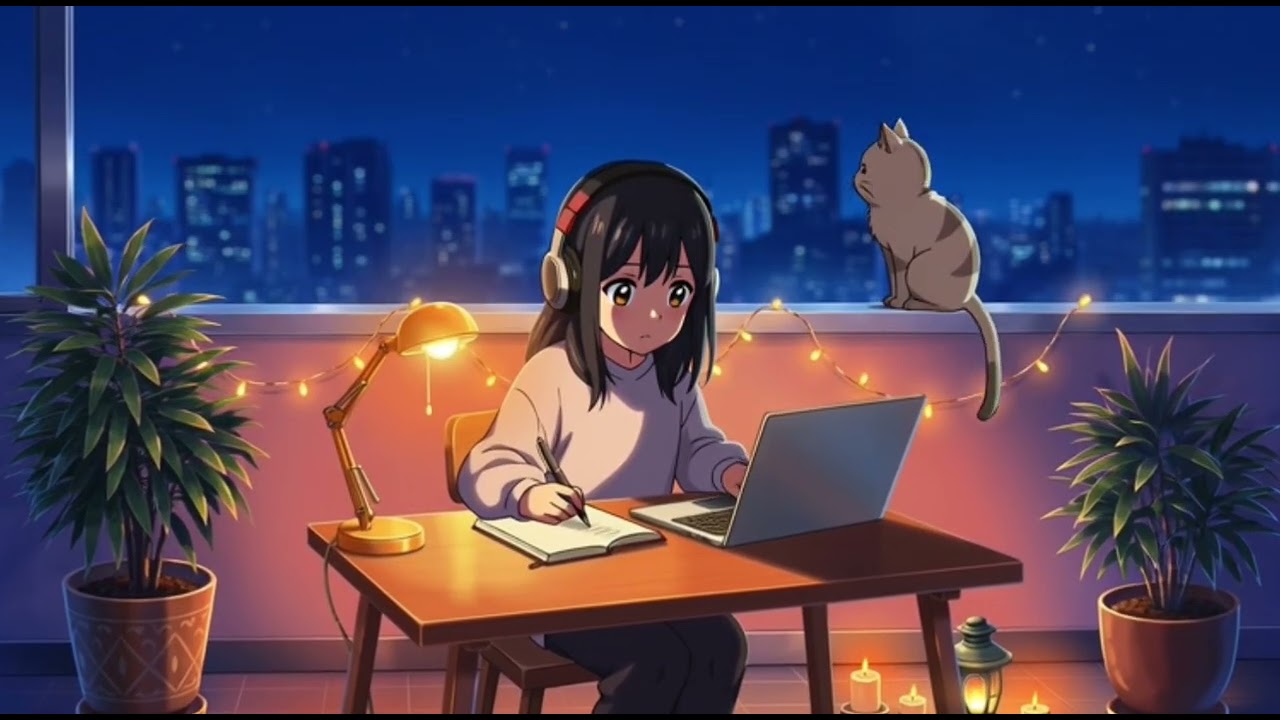 Late Night Study lofi Song | concentration music for study and memorizing
