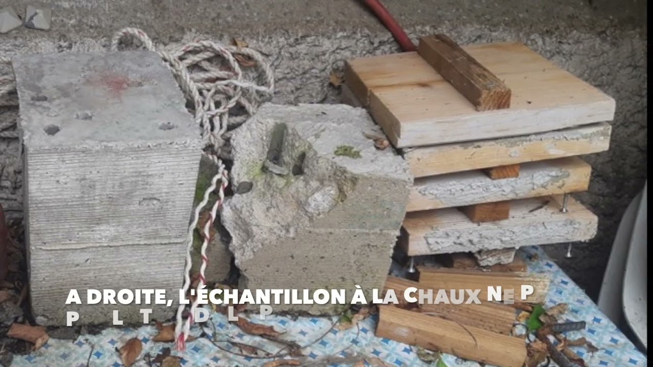 Soubassement chaux ciment pouzzolane sable