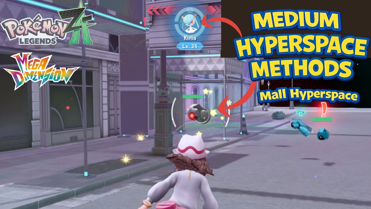 How to Shiny Hunt Medium Hyperspace Wild Zones (Mall Distortion Guide) Pokémon Legends Z-A