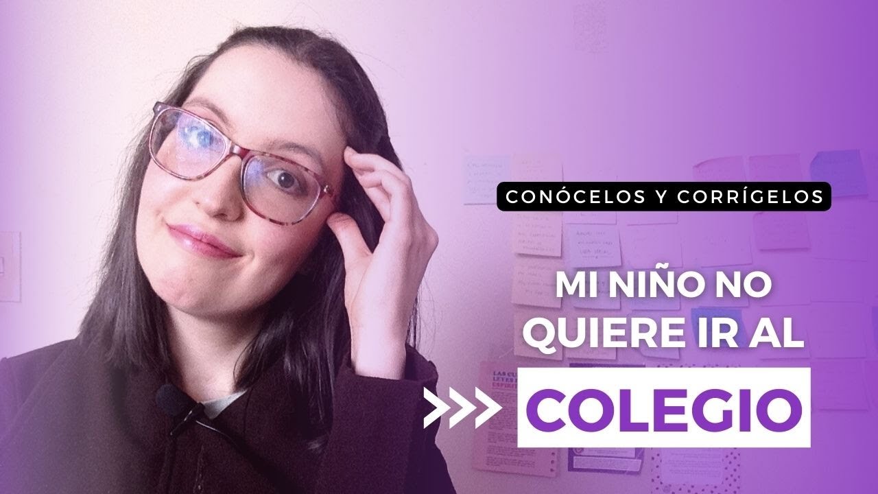 🤷‍♂️ Mi niño no quiere ir al JARDIN O COLEGIO ¿que hago?