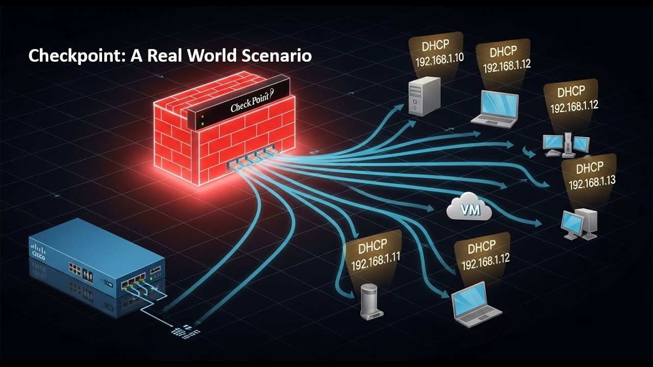 Check Point gateway as DHCP server : A Real-World Scenario