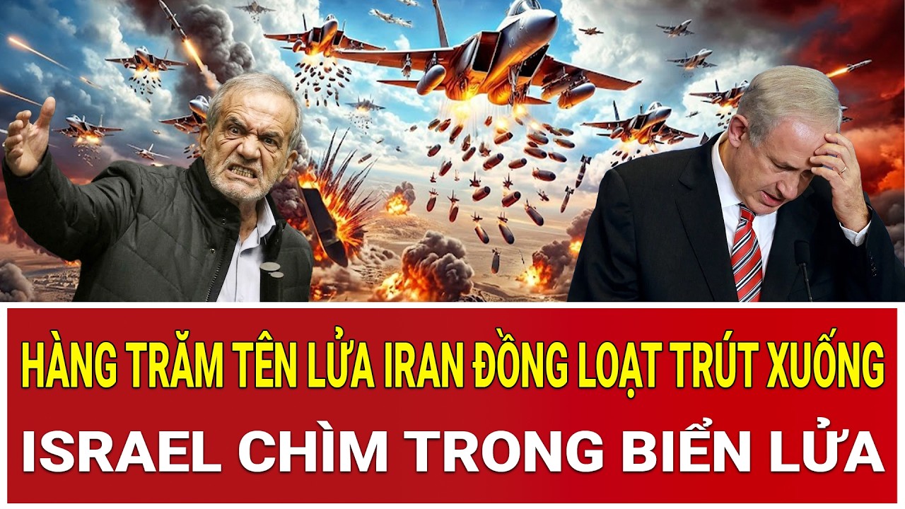 Tâm điểm thế giới 18/3: Hàng trăm tên lửa Iran đồng loạt trút xuống, Israel chìm trong biển lửa