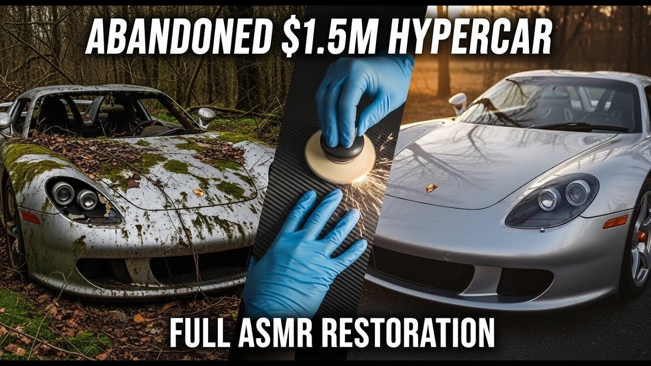 2004 Porsche Carrera GT – Carbon-fiber monster revived with V10 symphony ASMR.