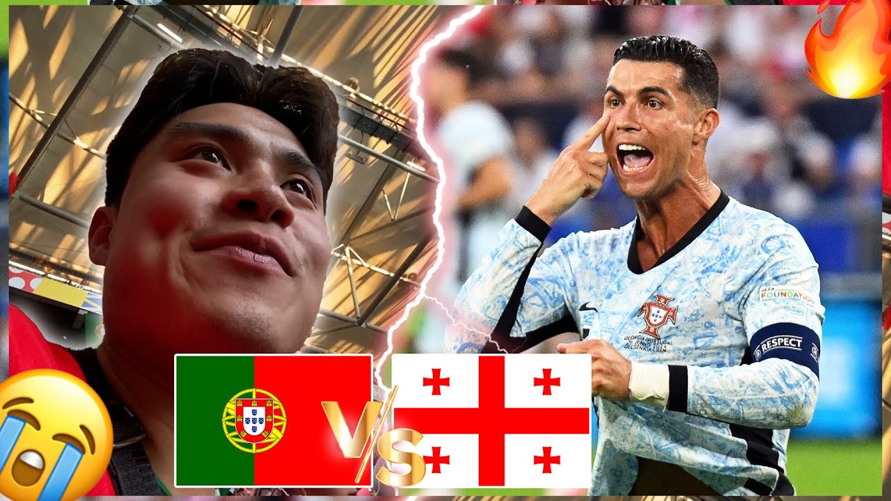Georgien - Portugal 🇬🇪🇵🇹 H7 TRIFFT CRISTIANO RONALDO 😭🐐 Stadionvlog
