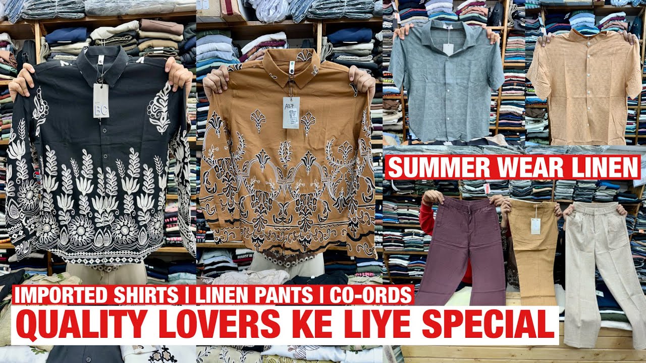 Collection Ka Level Thoda Alag Hai 👀Summer Wear Shirts | Imported Linen Pants | Shirts | Co-ords Set
