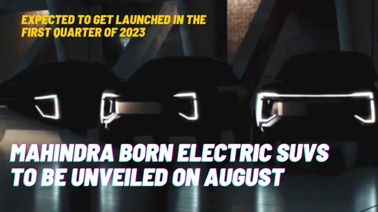 New Mahindra Born Electric Teaser Previews | Mahindra Born EV Concepts The Future Electric SUVs